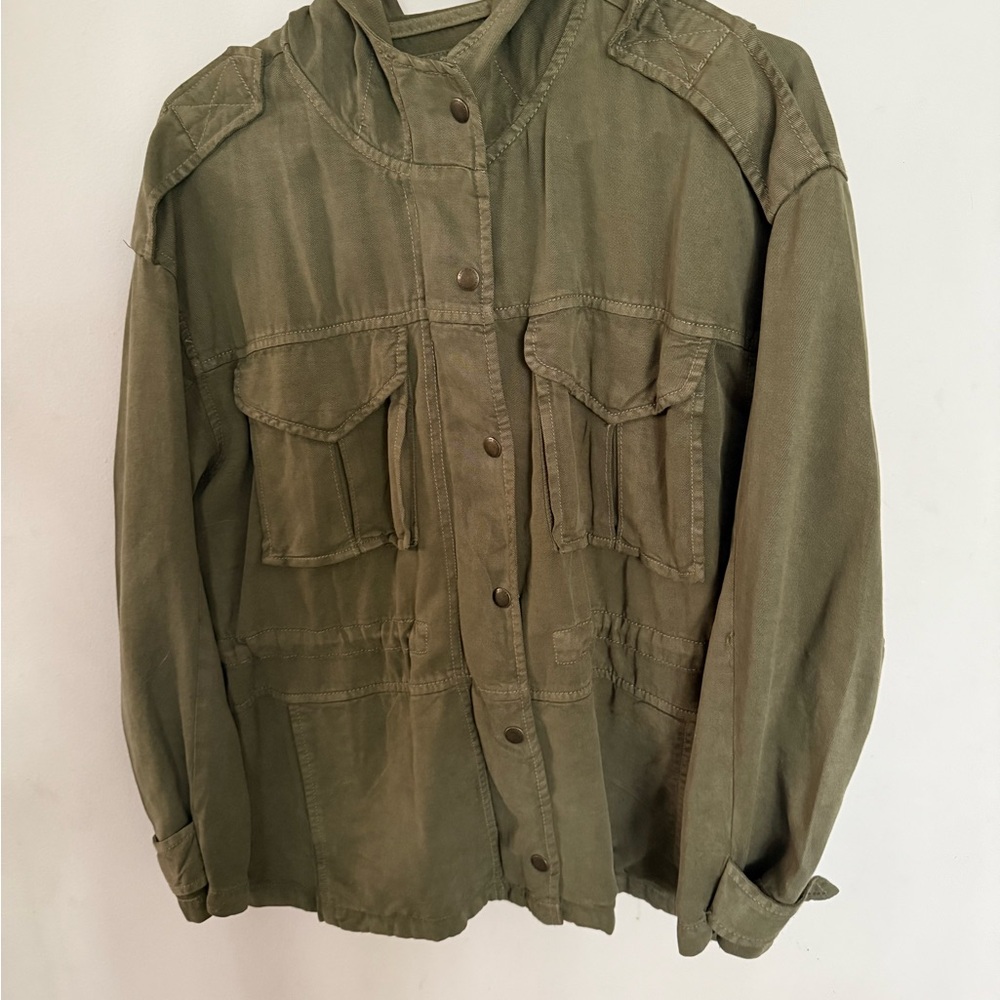 American Eagle army green jacket NWOT